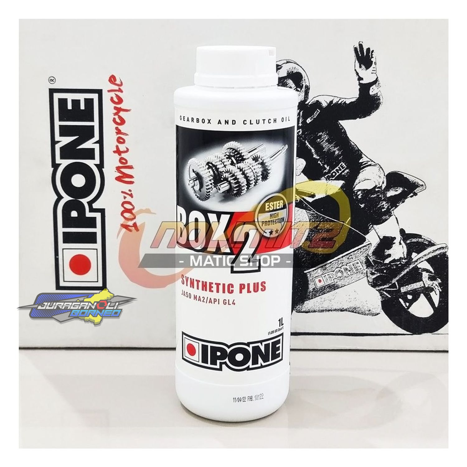 Ipone Ipone Box 2 Synthetic Plus 2T Gearbox Oil 1L