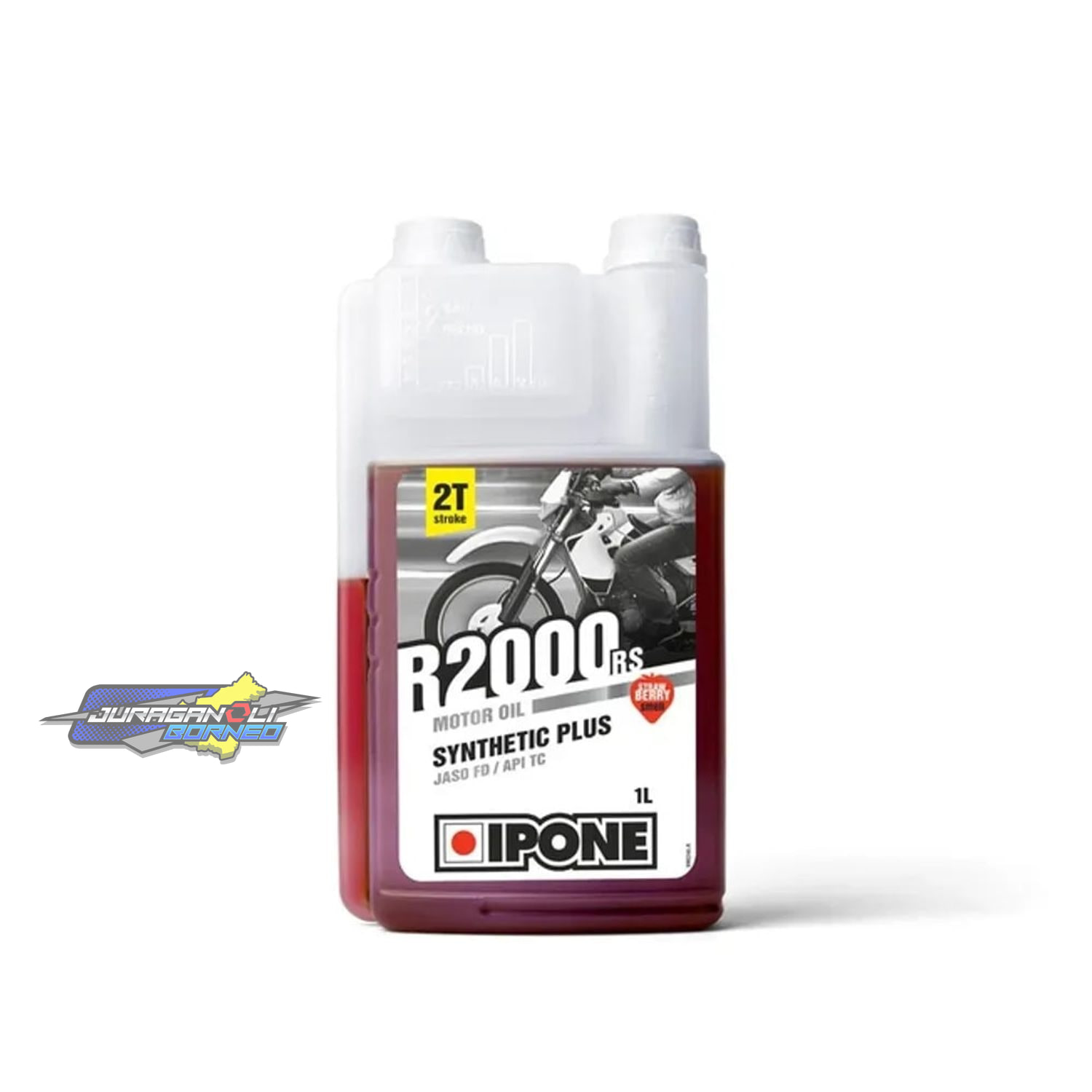 Ipone Ipone R2000 RS 2T Strawberry Scent 1L (Semi-Synthetic Plus)
