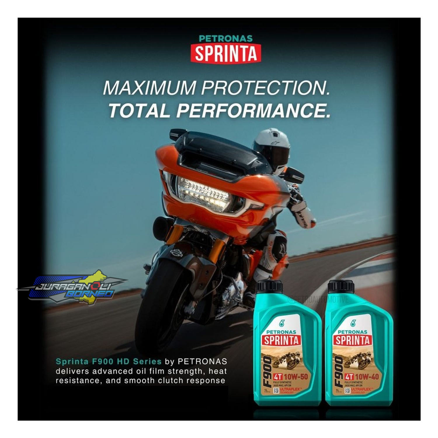 Petronas Petronas Sprinta F900 2T Fully Synthetic 1L (with UltraFlex)